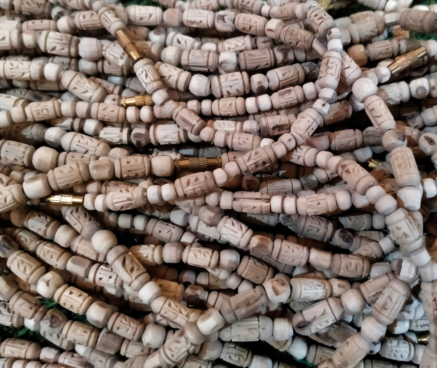 Radhe beads with alternate round beads tulsi kanthi