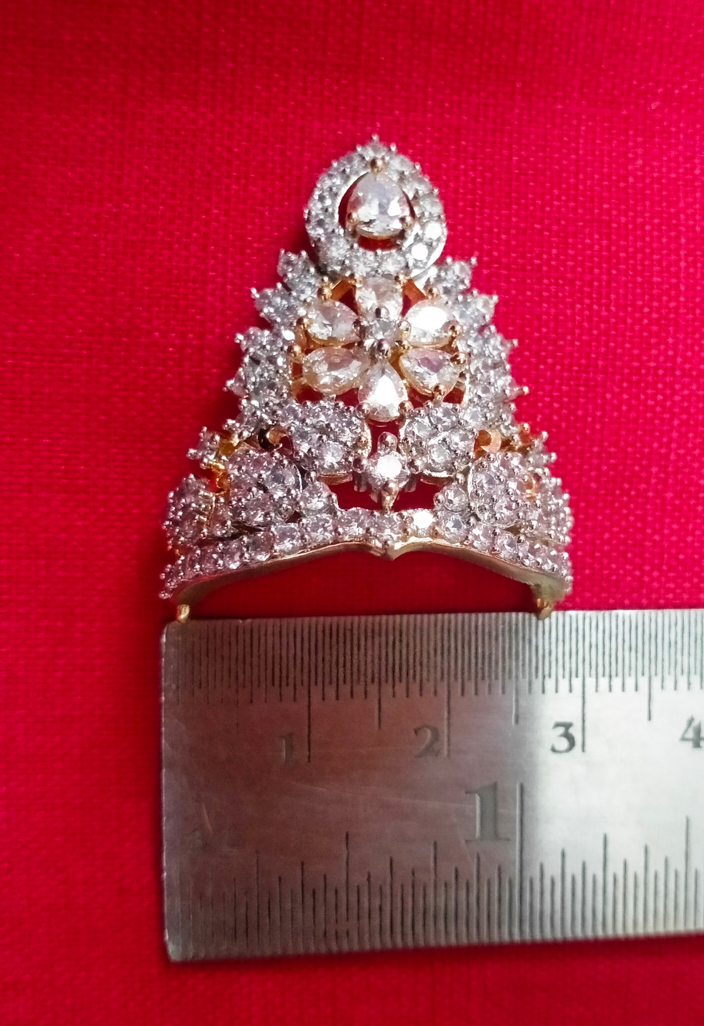 Beautiful flower artificial stone Mukut