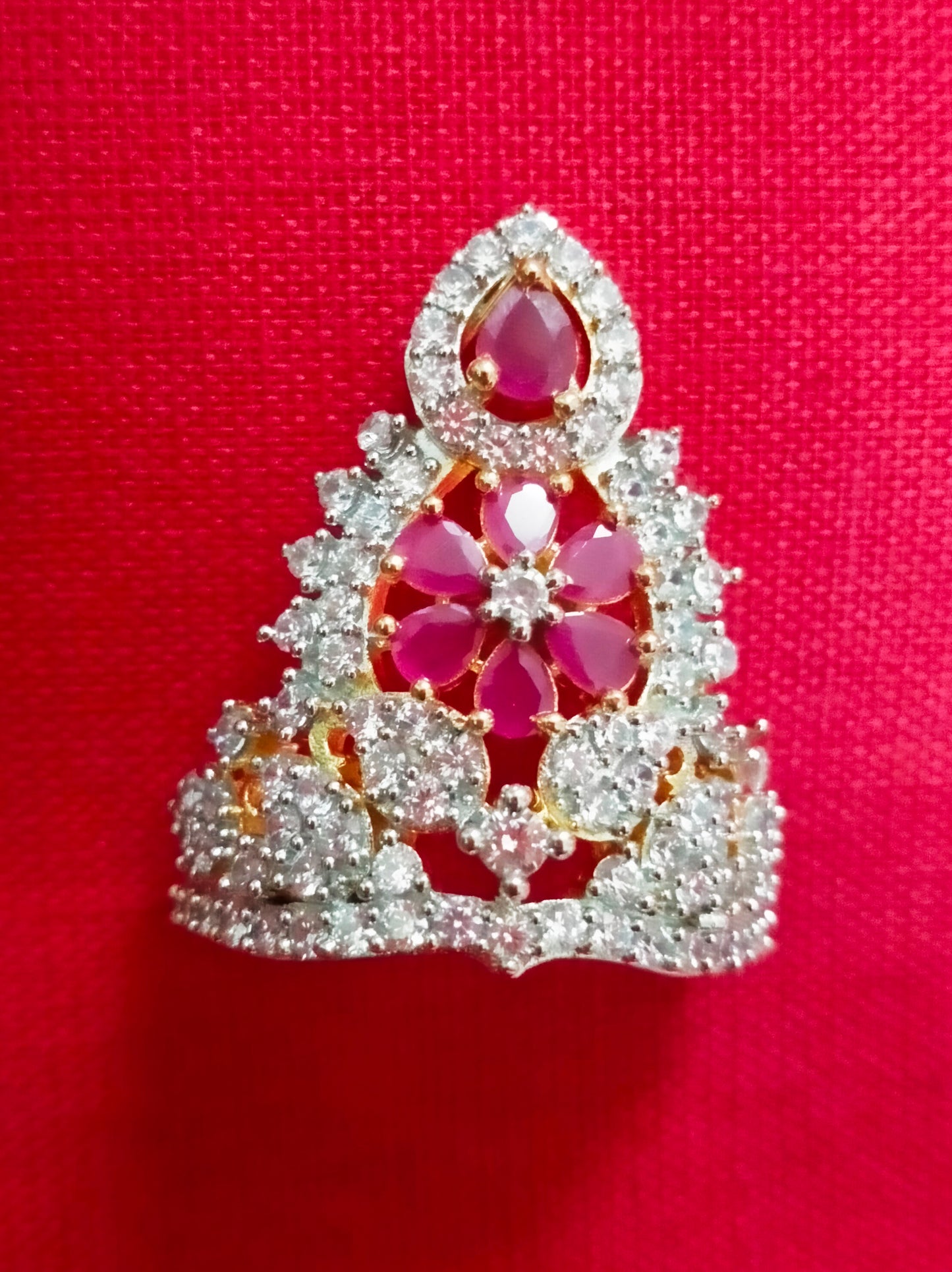 Beautiful flower artificial stone Mukut