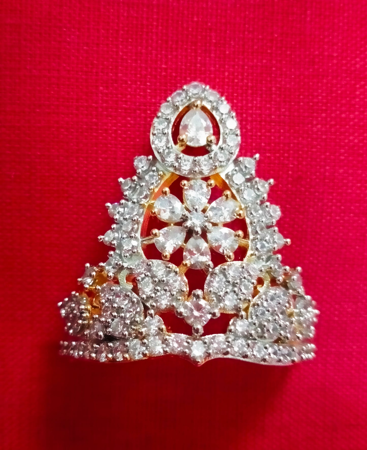 Beautiful flower artificial stone Mukut