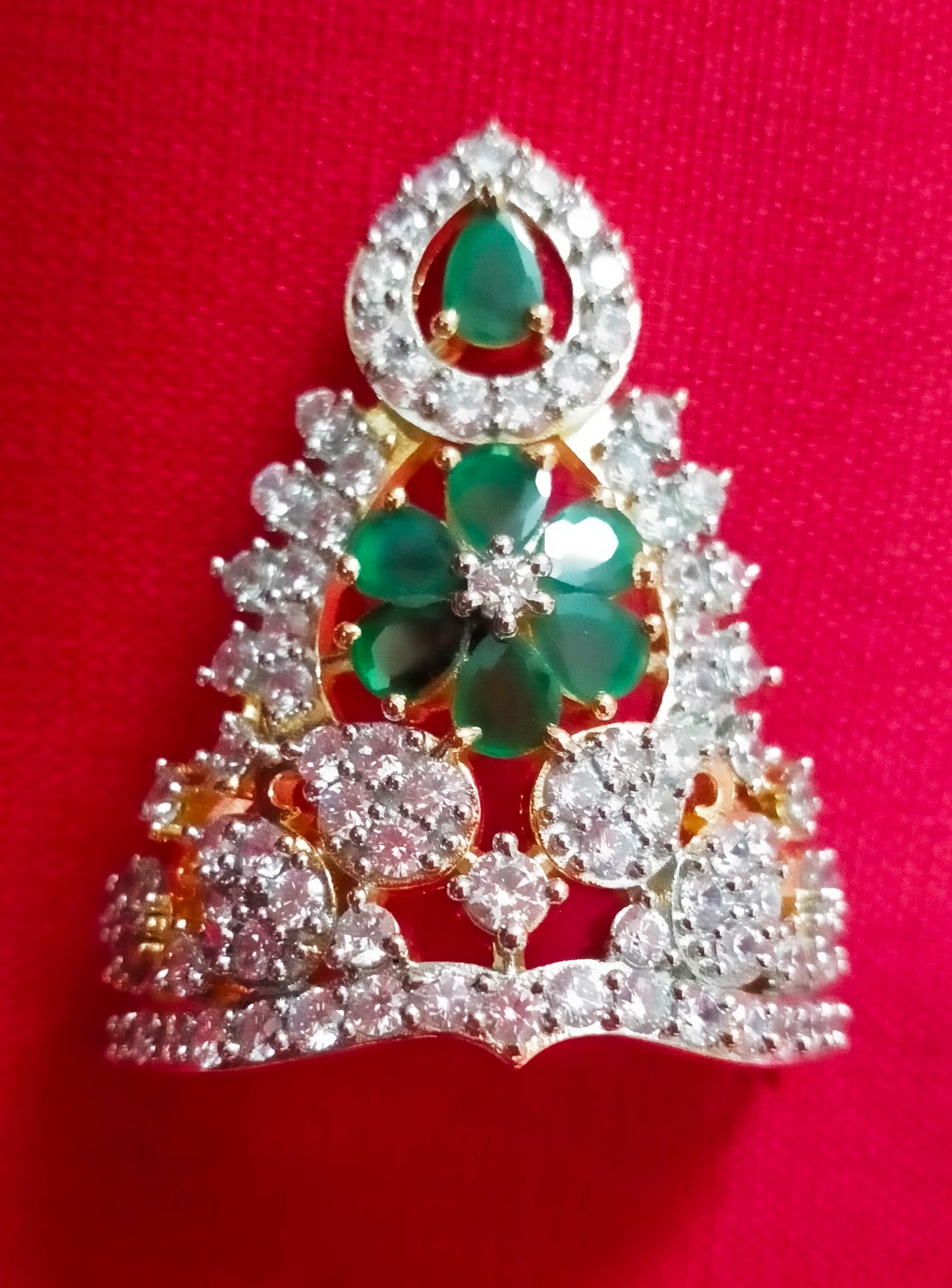 Beautiful flower artificial stone Mukut
