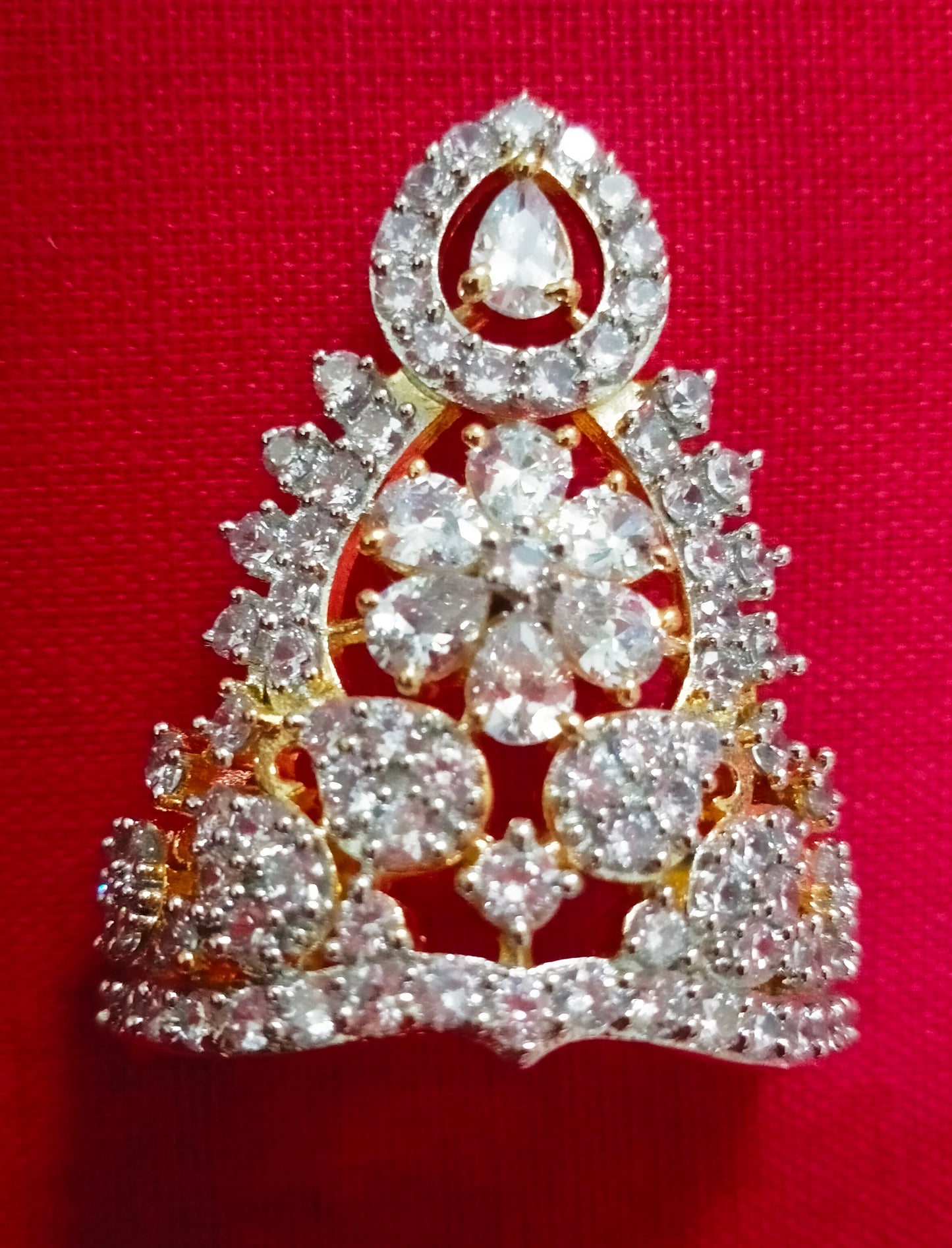 Beautiful flower artificial stone Mukut