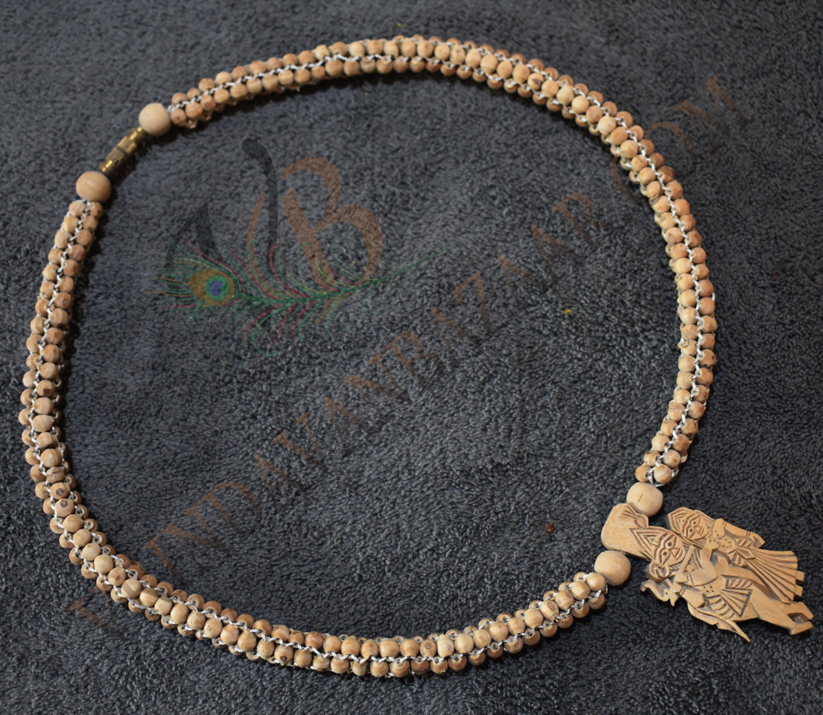 Radha Krishna pendant tulsi kanthi mala