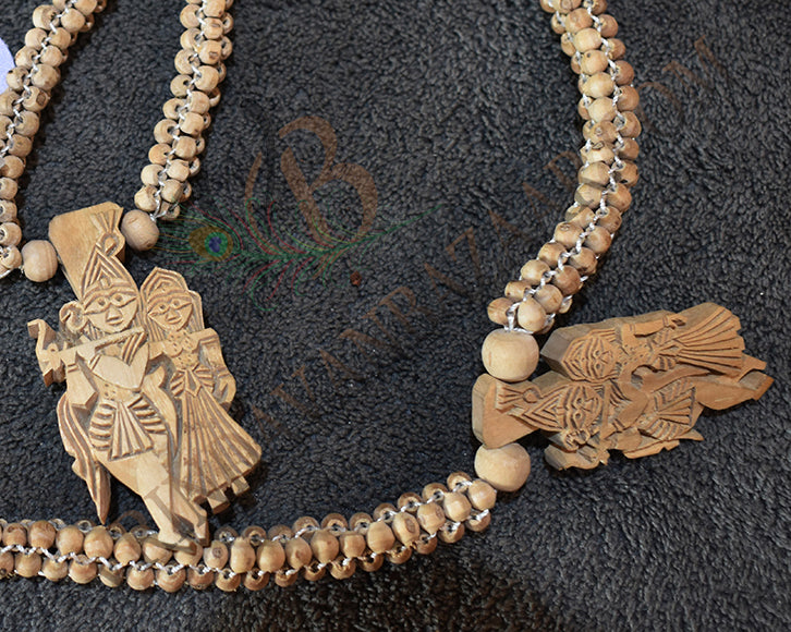 Radha Krishna pendant tulsi kanthi mala