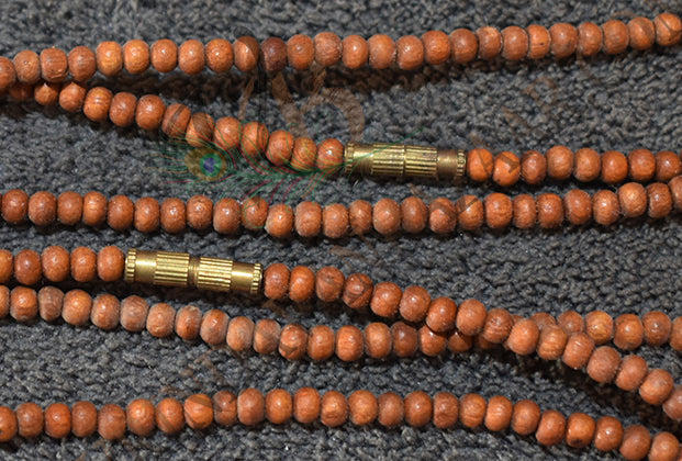 Brown sandalwood kanthi mala