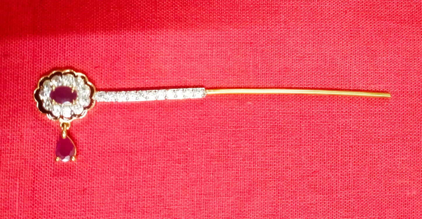 Oval with drop artificial stone flute