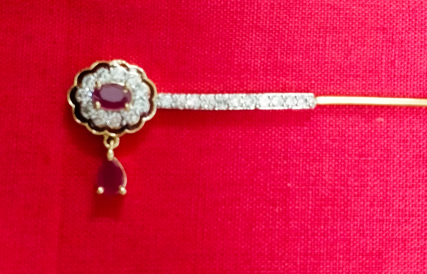 Oval with drop artificial stone flute