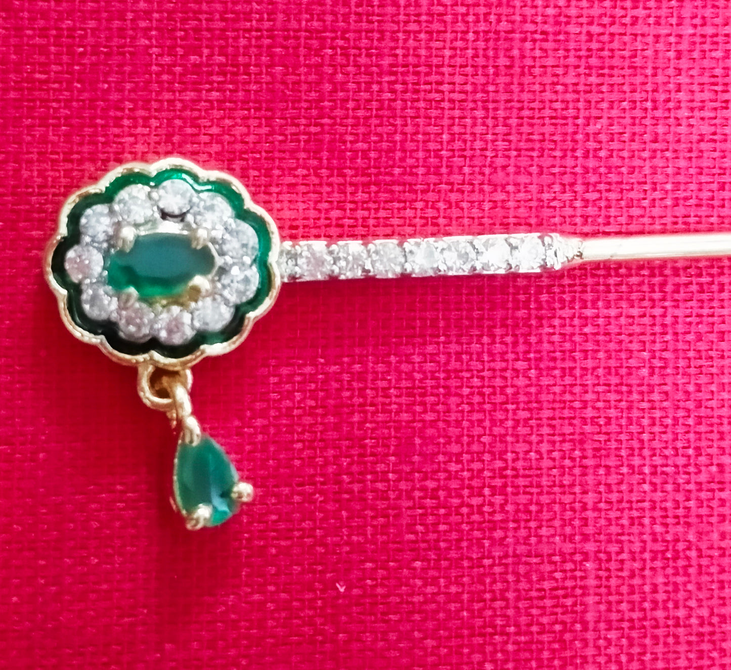 Oval with drop artificial stone flute