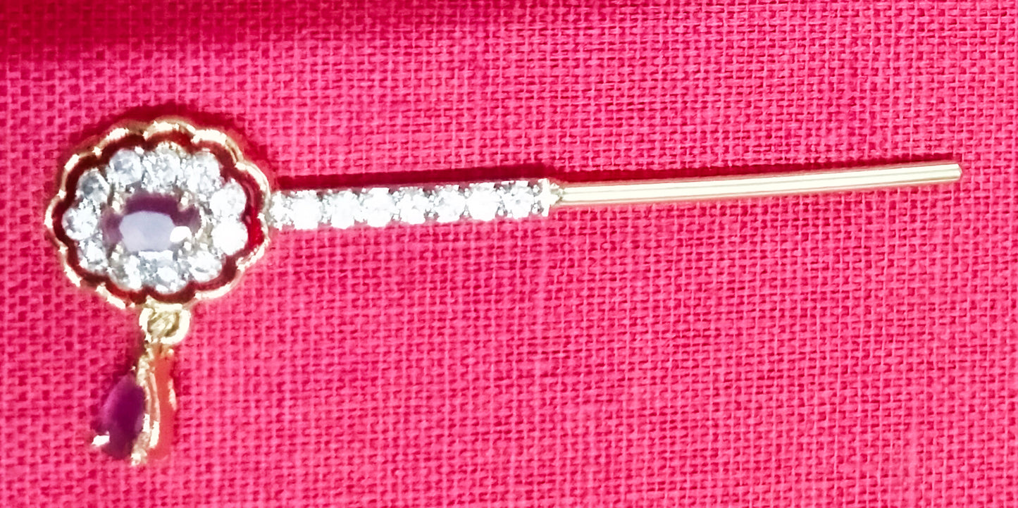 Oval with drop artificial stone flute