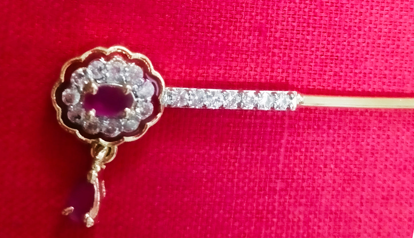 Oval with drop artificial stone flute