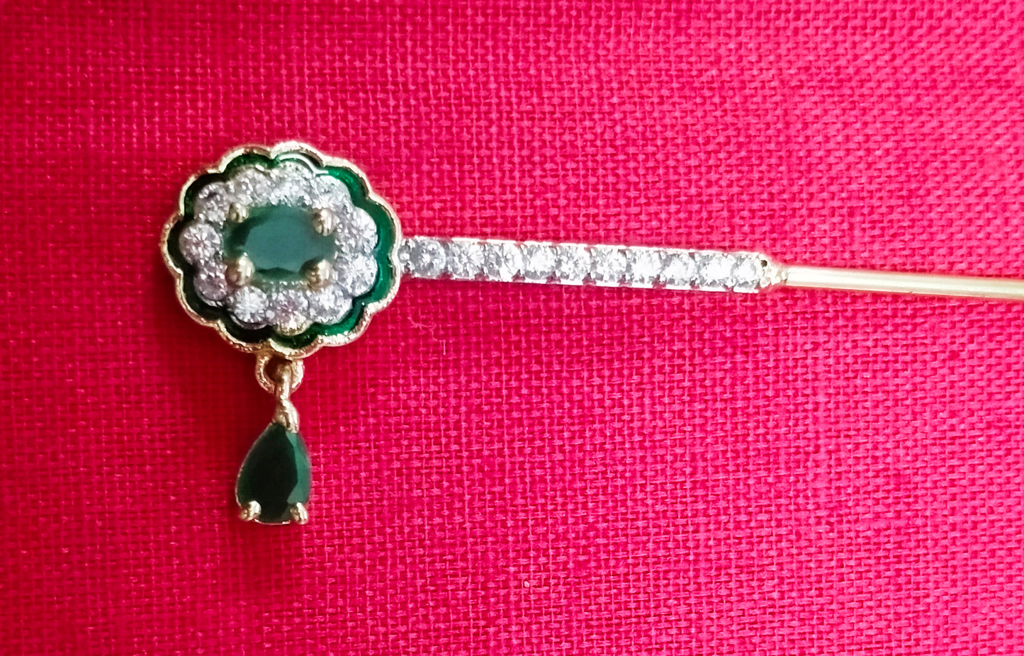 Oval with drop artificial stone flute