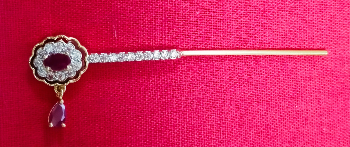 Oval with drop artificial stone flute