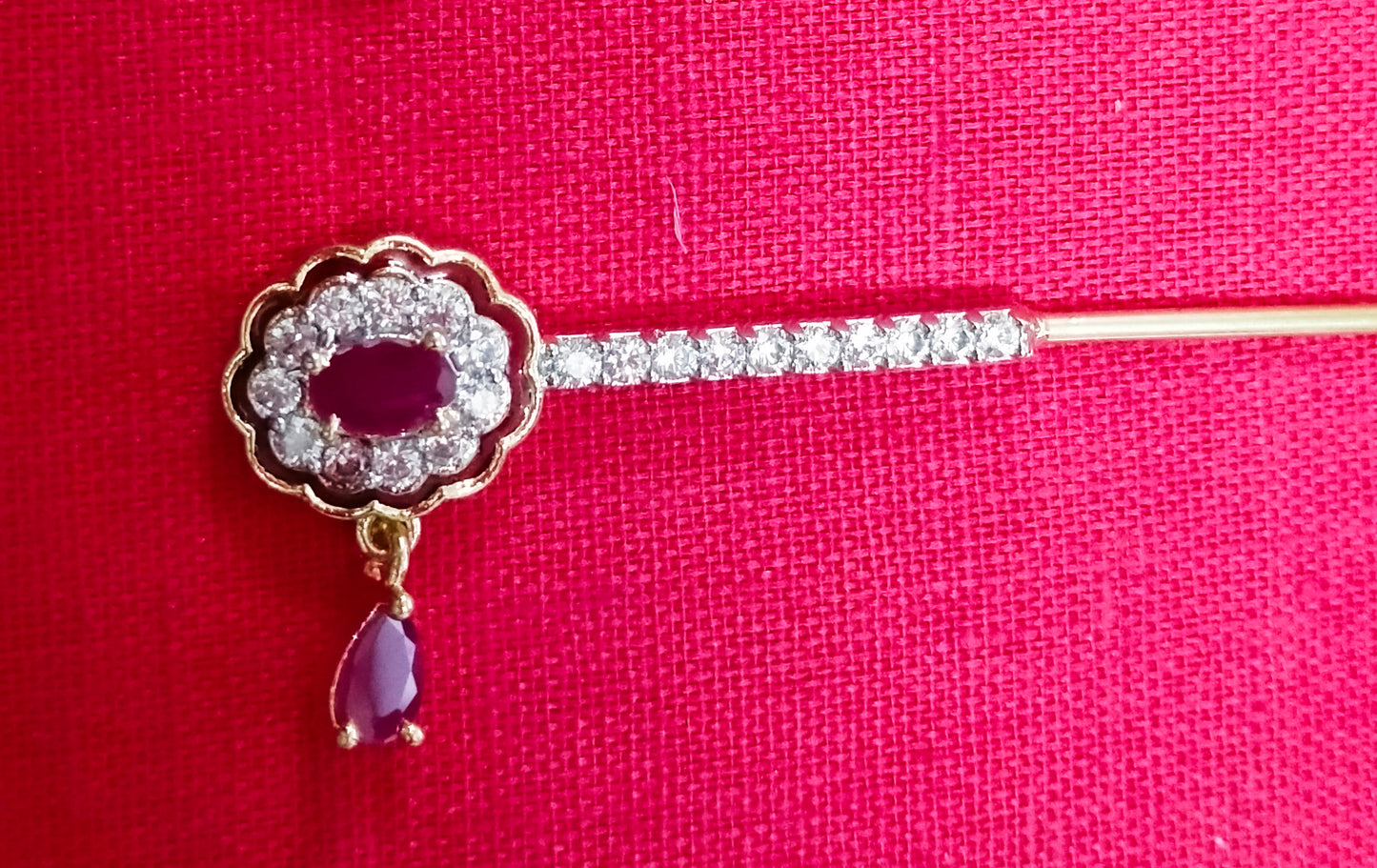 Oval with drop artificial stone flute