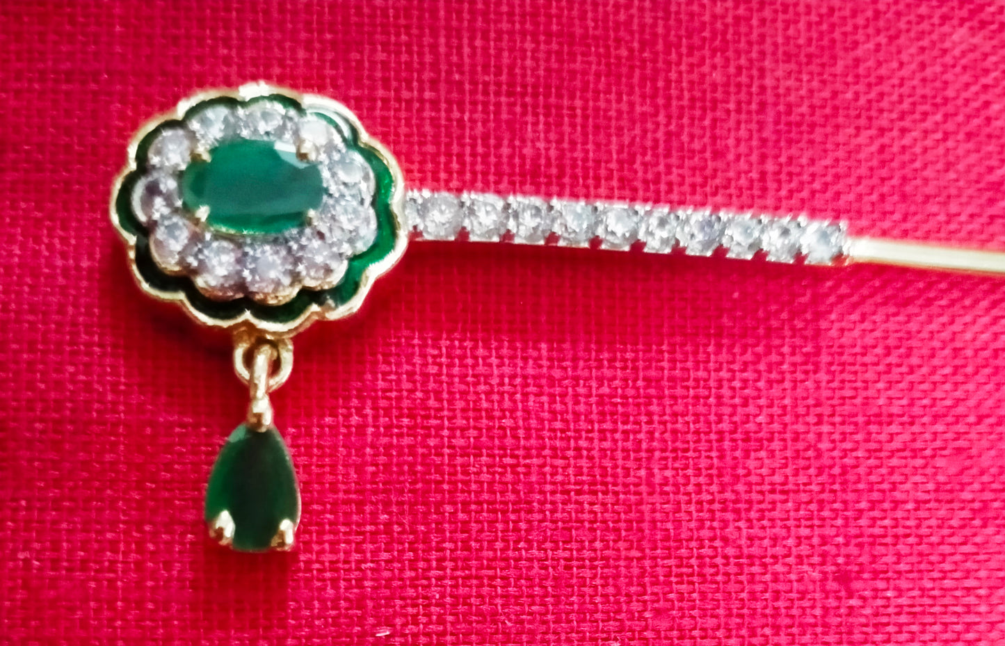 Oval with drop artificial stone flute