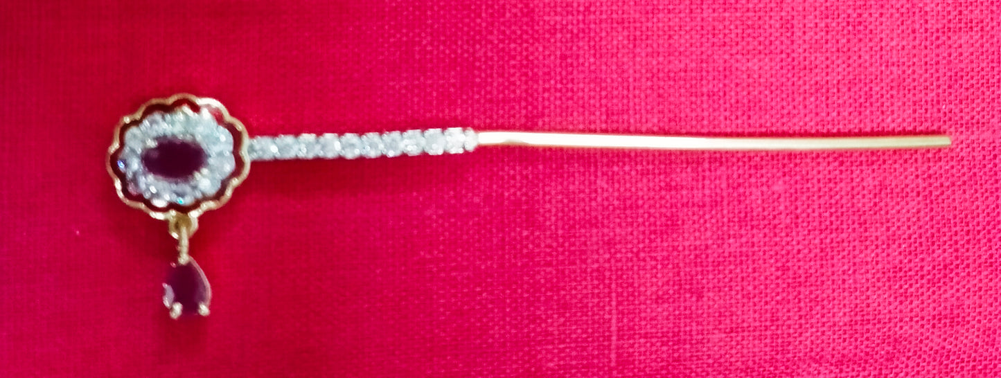 Oval with drop artificial stone flute