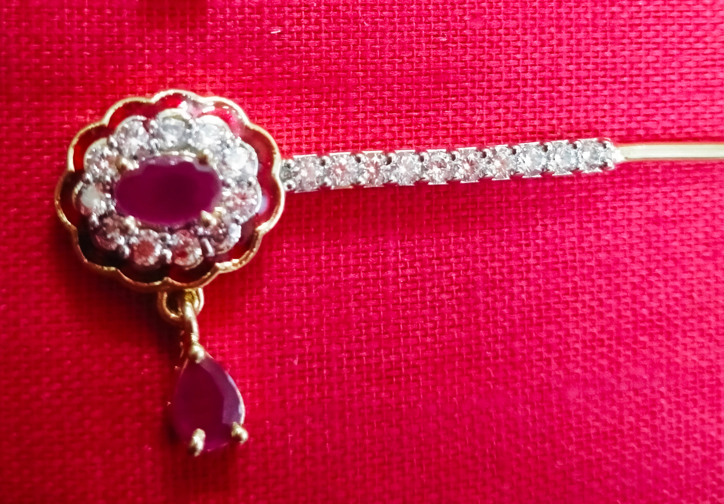 Oval with drop artificial stone flute