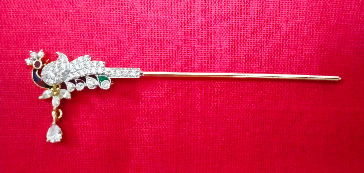 Peacock artificial stone flute -Flute length- 9 cm