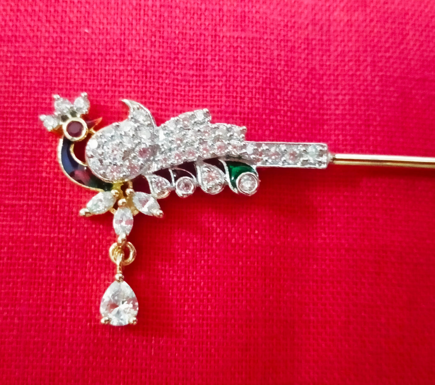 Peacock artificial stone flute -Flute length- 9 cm