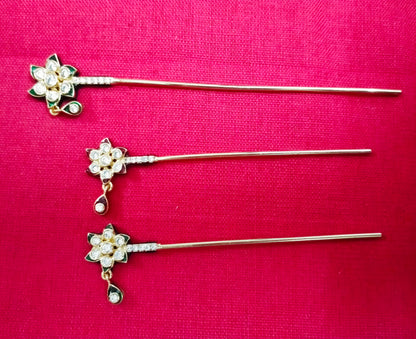 Small flower artificial stone flute