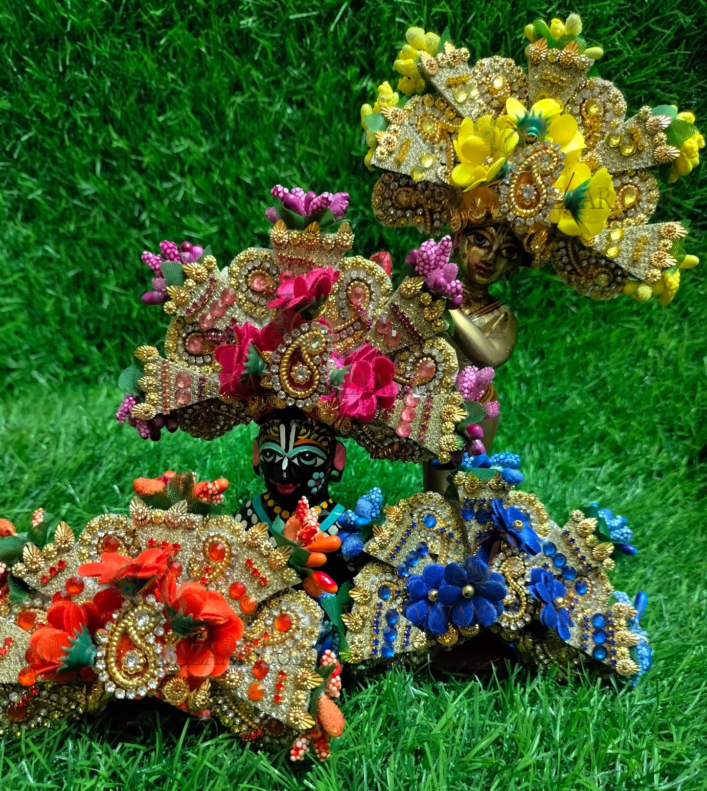 Decorative Turban for Laddu Gopal – Krishna Pagdi