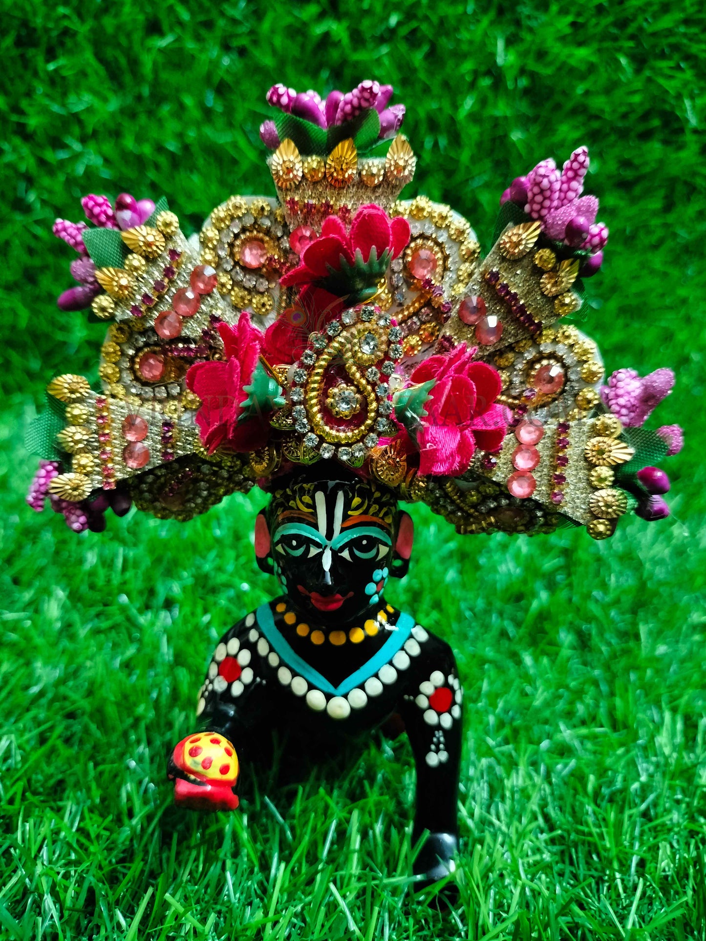 Decorative Turban for Laddu Gopal – Krishna Pagdi