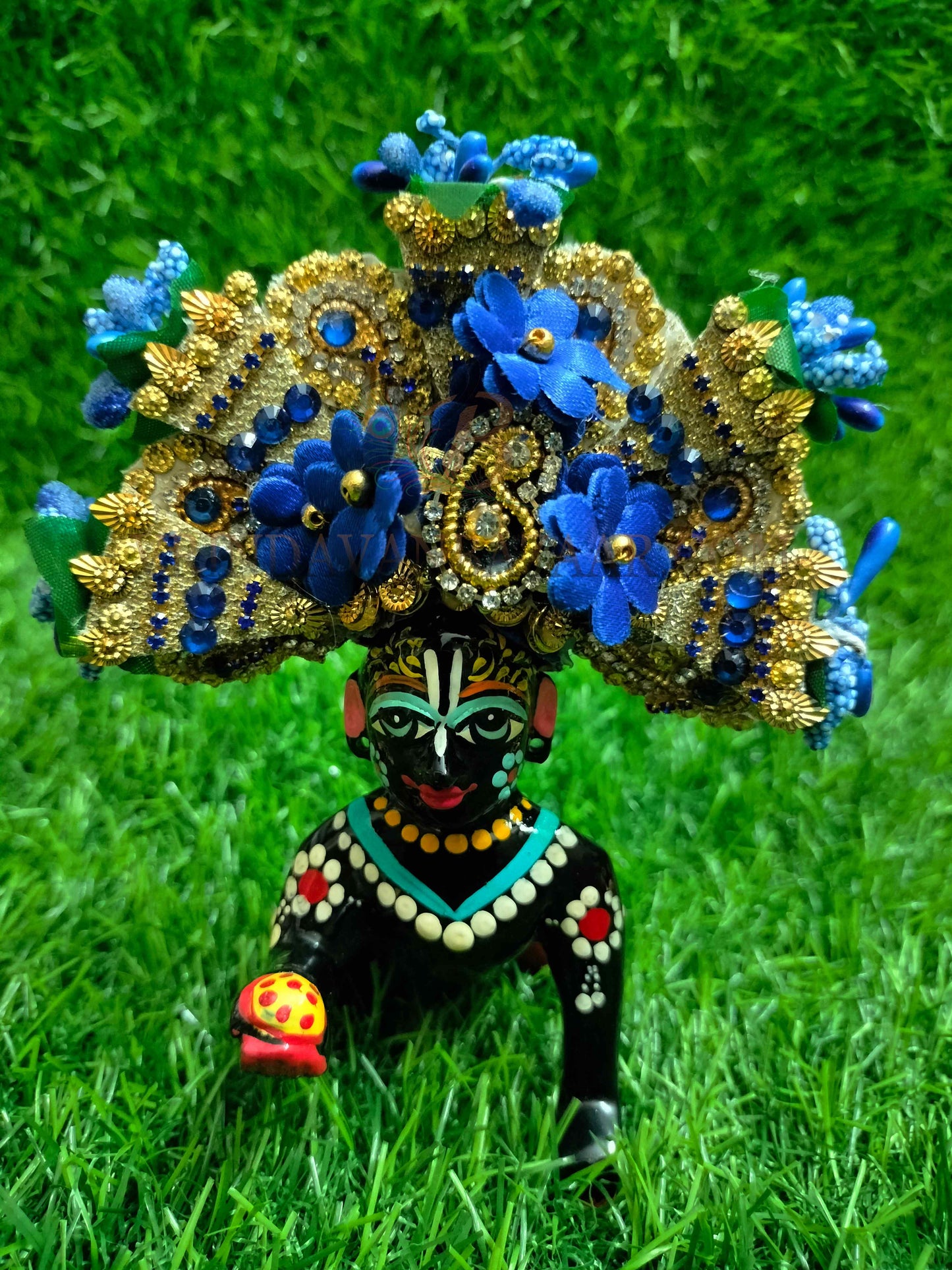 Decorative Turban for Laddu Gopal – Krishna Pagdi