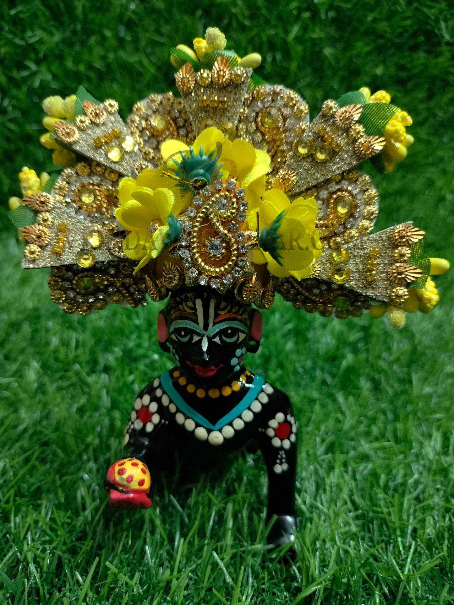 Decorative Turban for Laddu Gopal – Krishna Pagdi