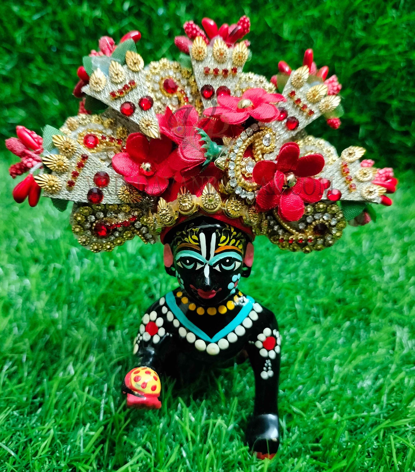 Decorative Turban for Laddu Gopal – Krishna Pagdi
