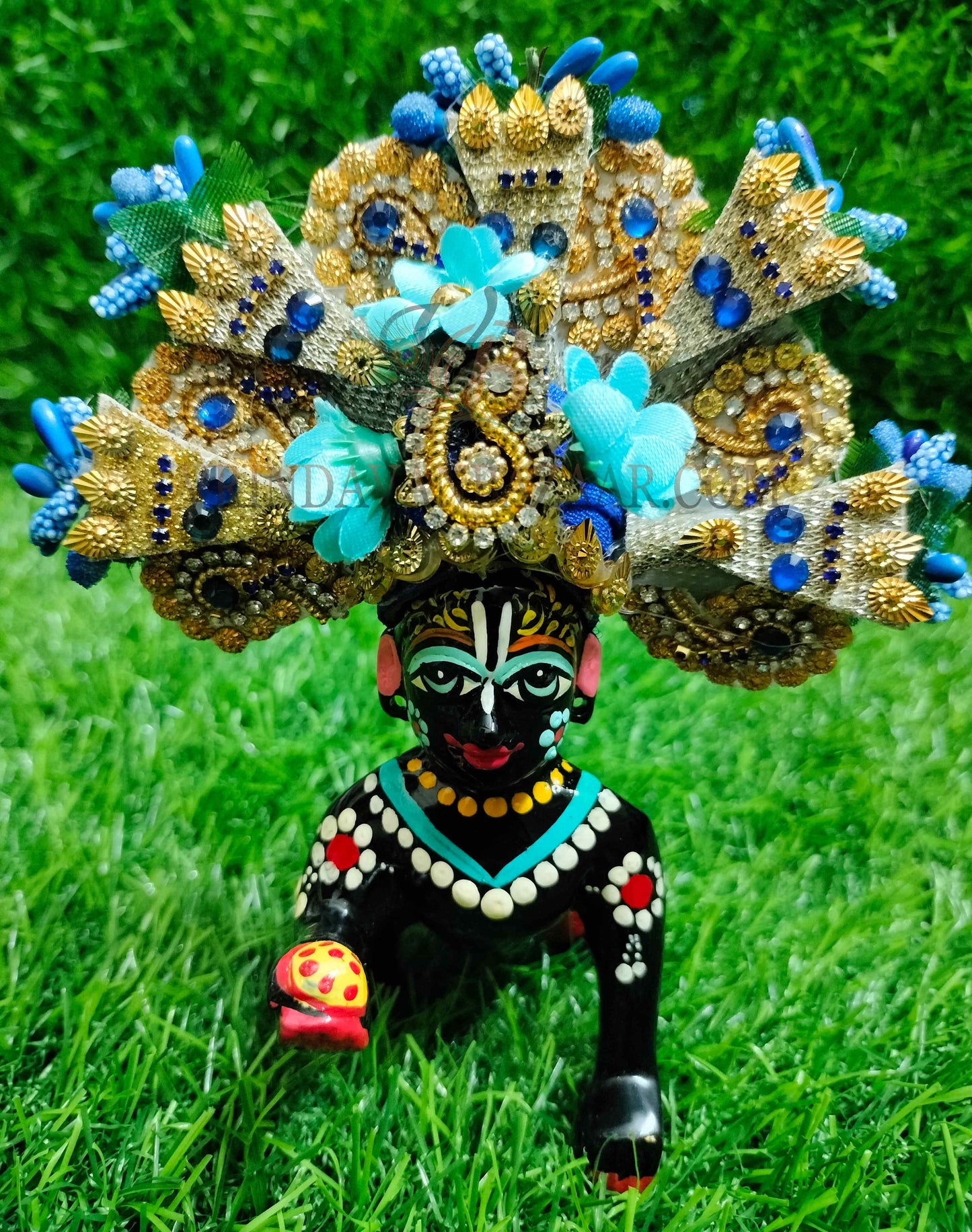 Decorative Turban for Laddu Gopal – Krishna Pagdi