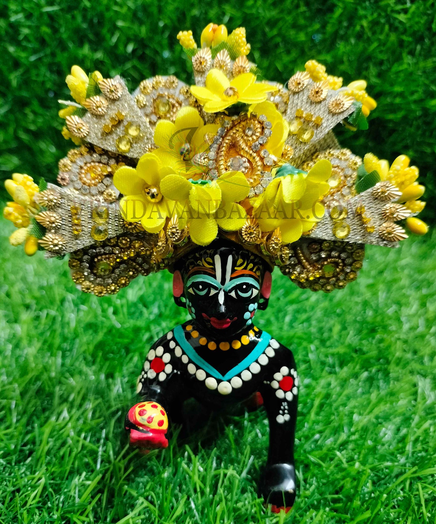 Decorative Turban for Laddu Gopal – Krishna Pagdi