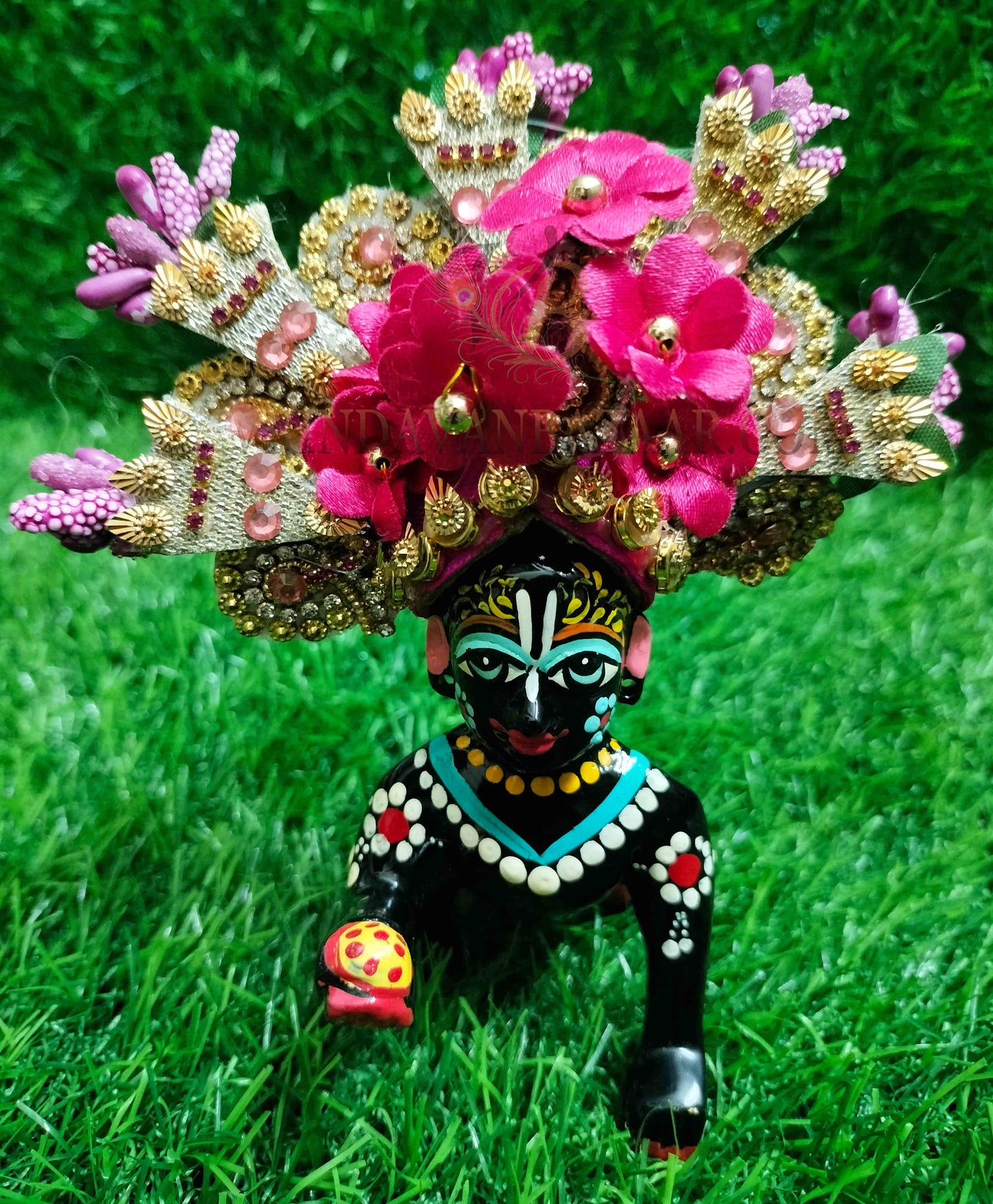 Decorative Turban for Laddu Gopal – Krishna Pagdi