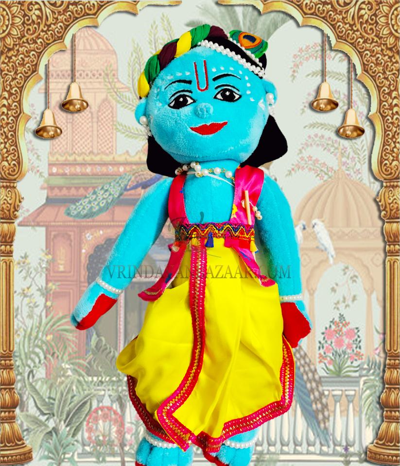 Radha Madhav soft toy; height approx 14.5 inch