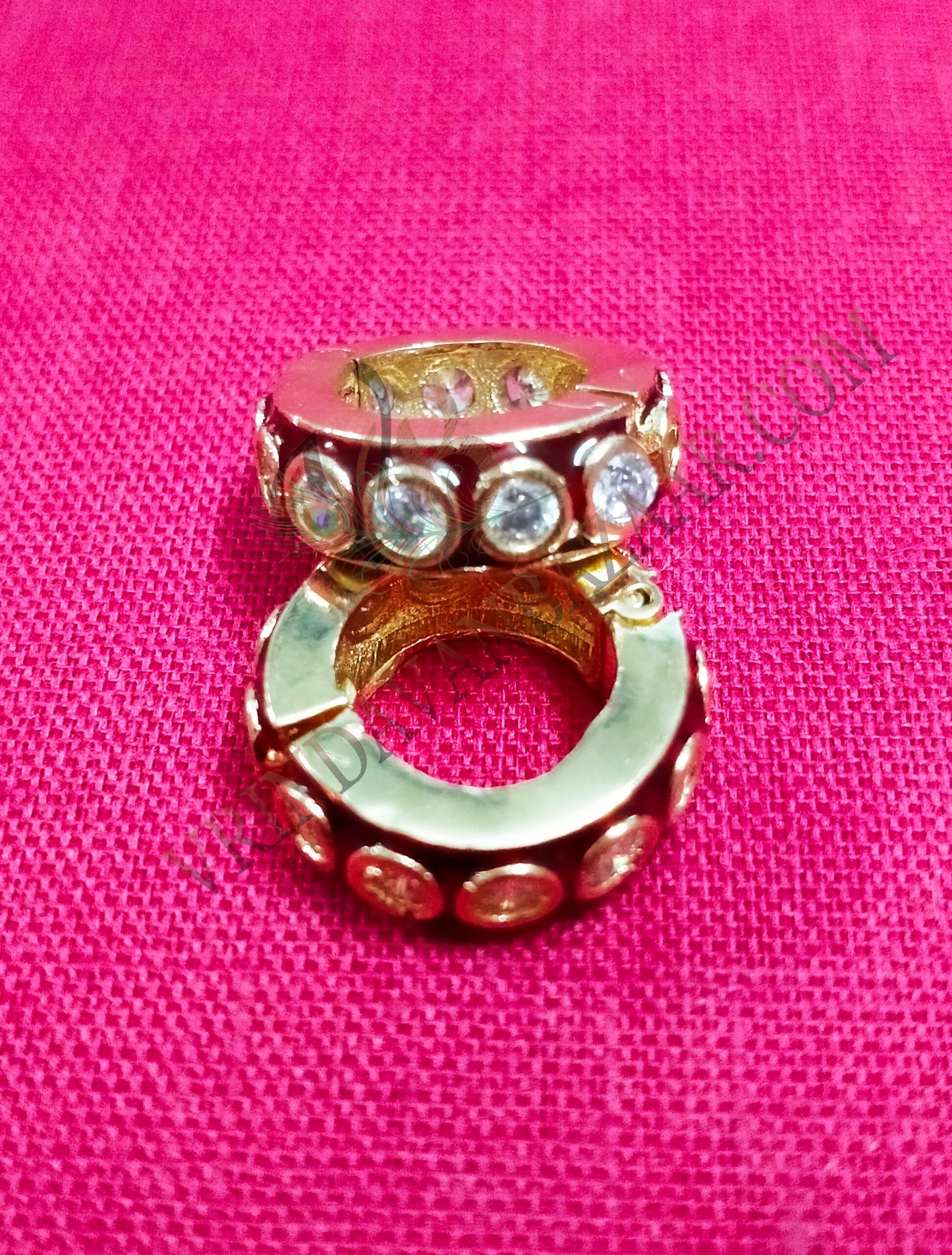 Kundan with artificial stone kangan/ bangle