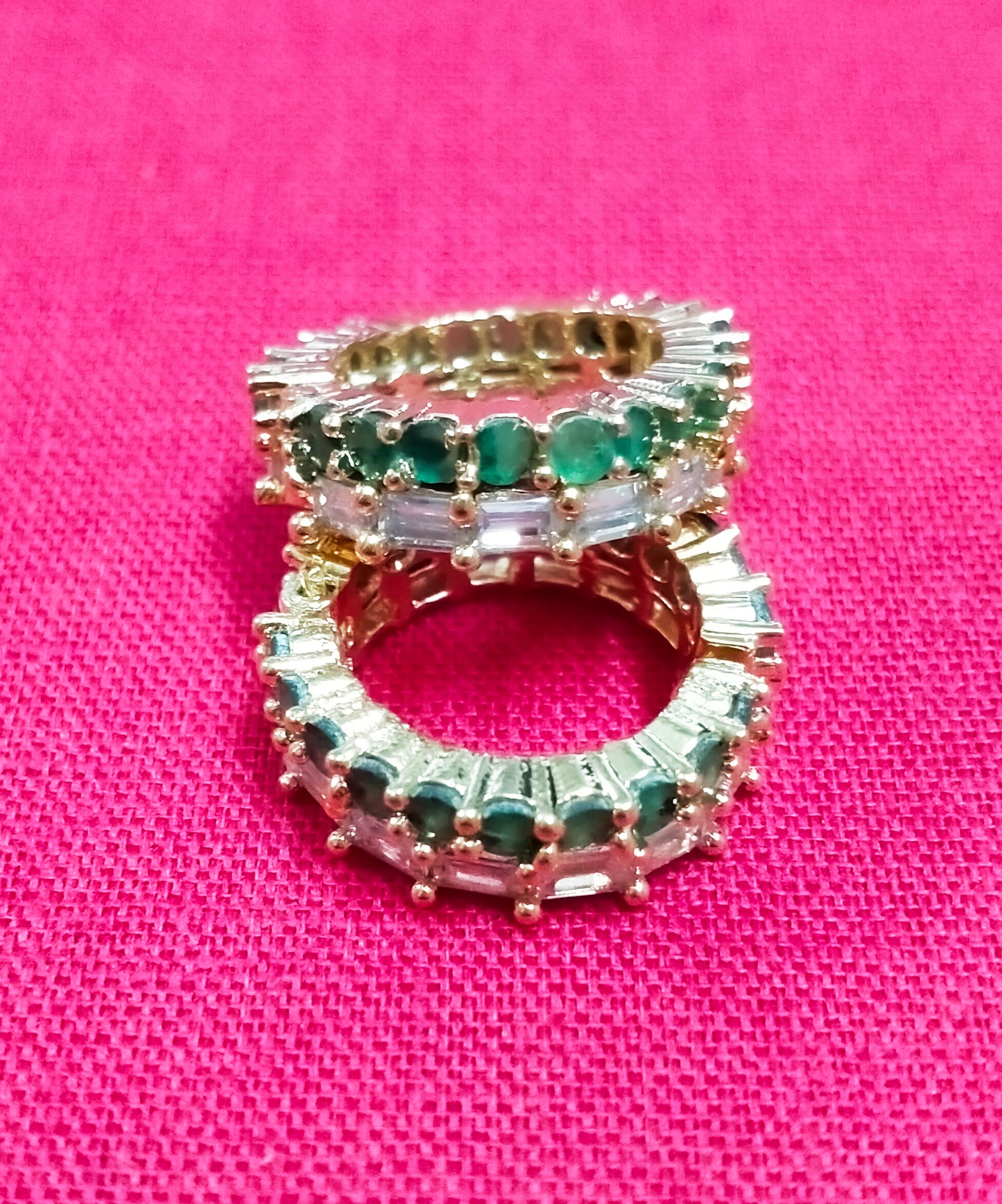 2 line artificial stone kangan/ bangle