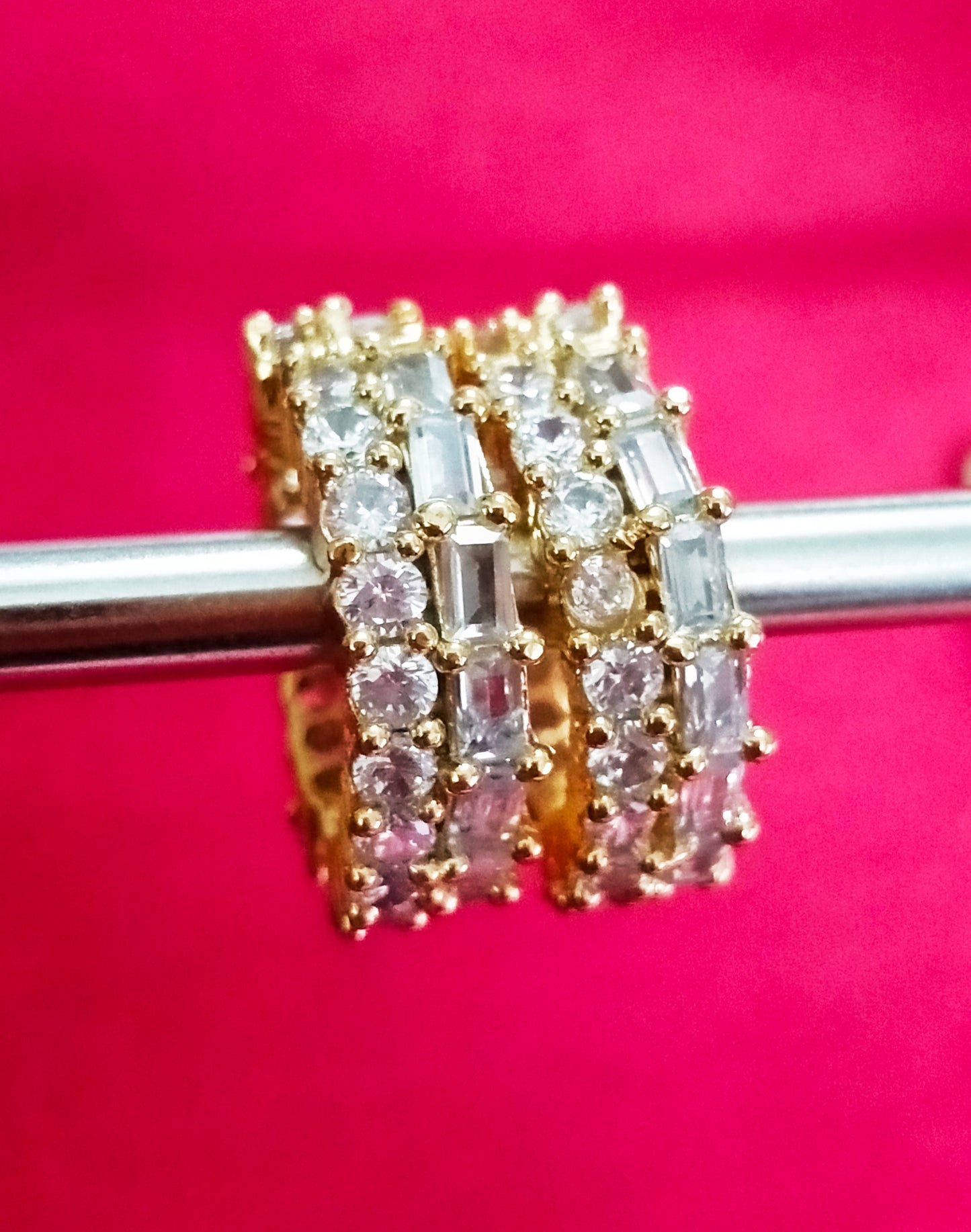 2 line artificial stone kangan/ bangle