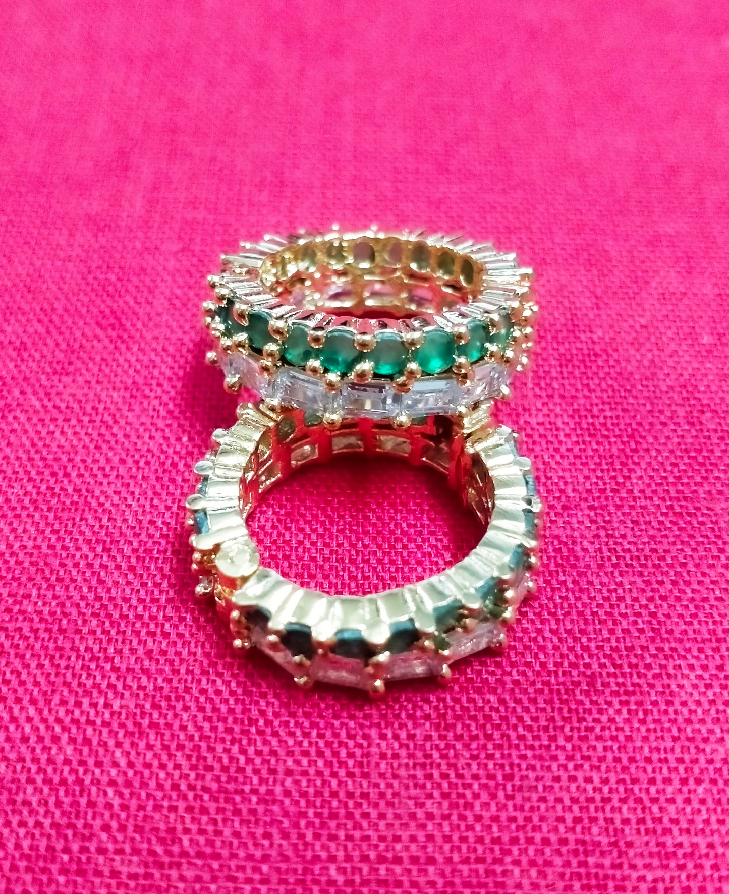 2 line artificial stone kangan/ bangle