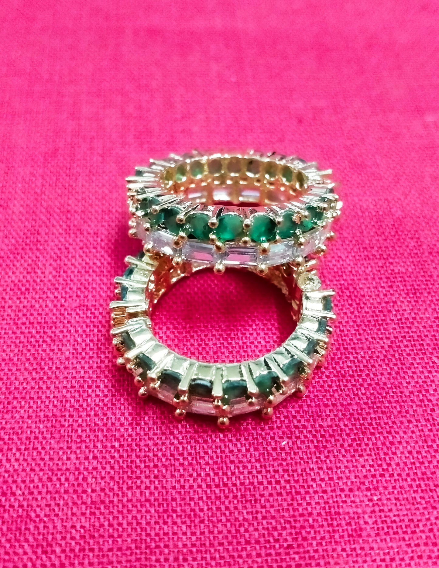 2 line artificial stone kangan/ bangle