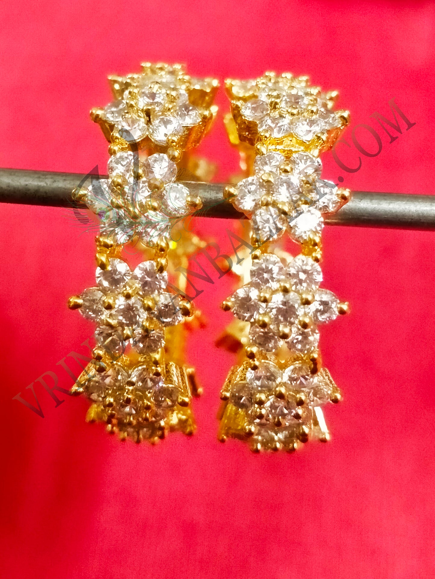 Flower design artifical stone kangan/ bangle