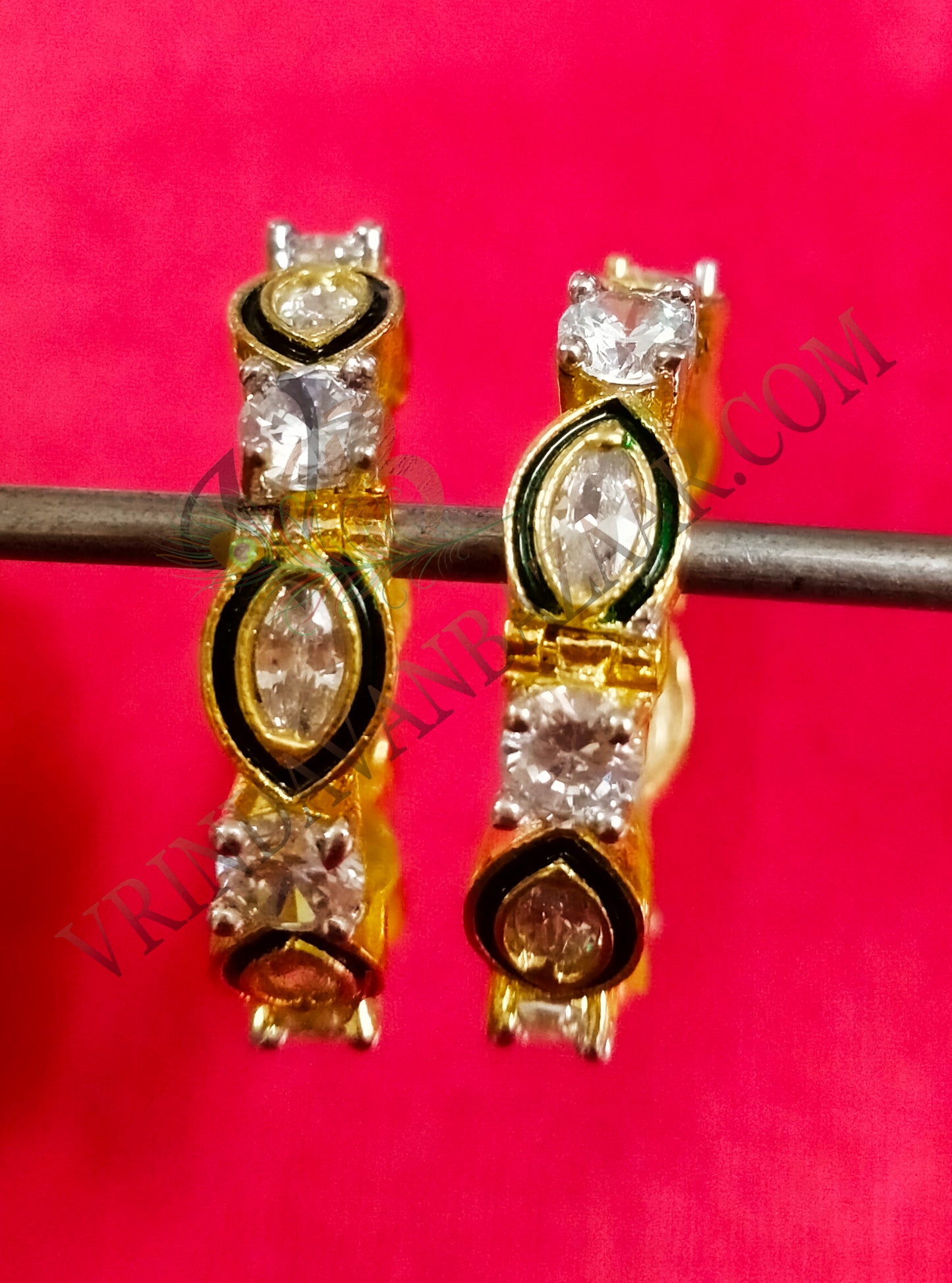 Coloured stone with design artificial stone kangan/ bangle