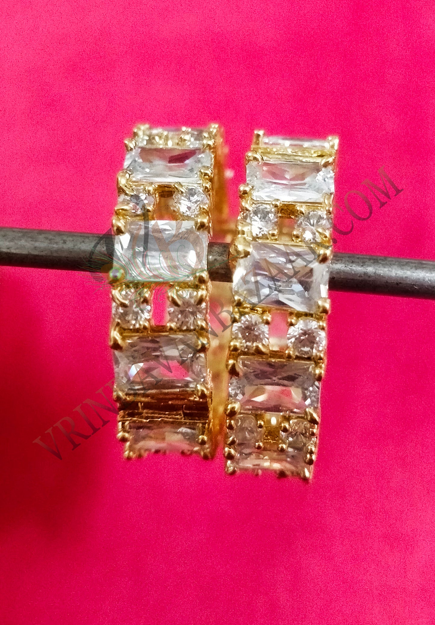 Square stone artificial stone kangan/ bangle -2.5 cm