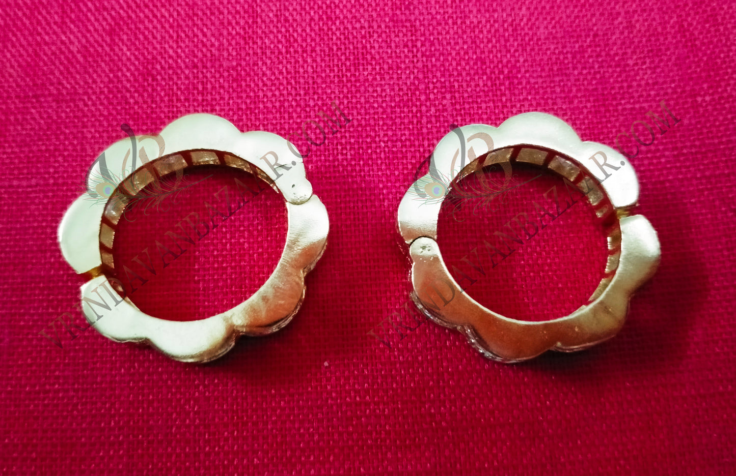 Flower shape artificial stone kangan/ bangle
