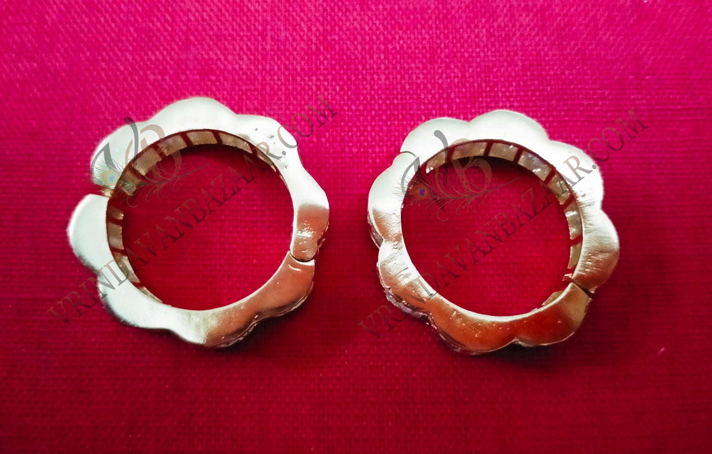 Flower shape artificial stone kangan/ bangle