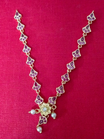 Latest design artificial stone mala/ necklace