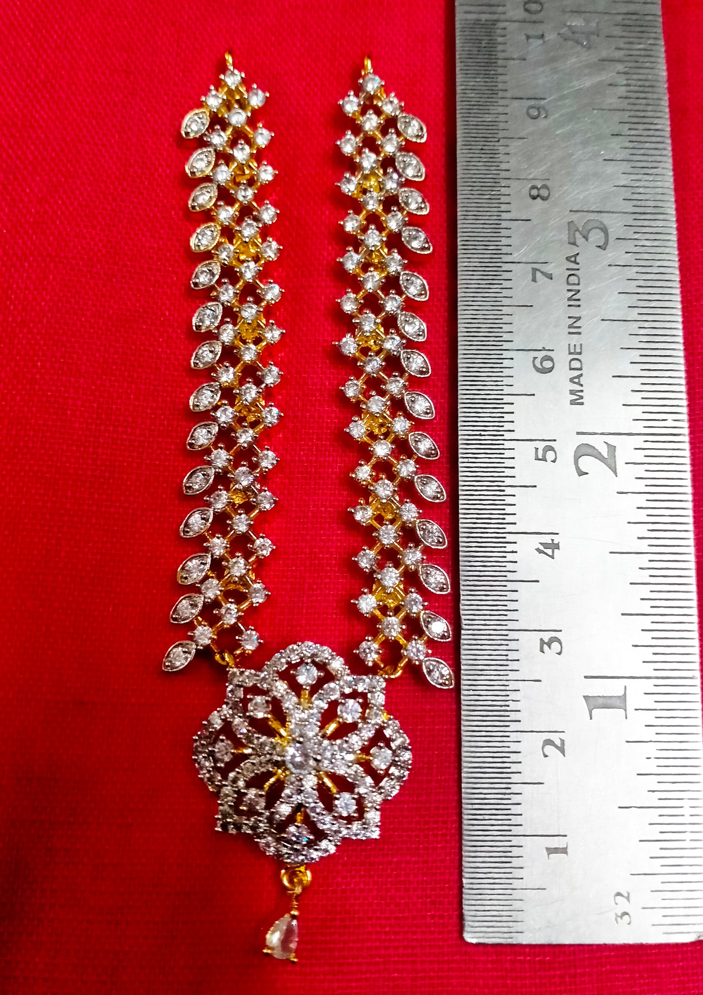 Flower Petal Artificial Stone Mala – Deity Necklace