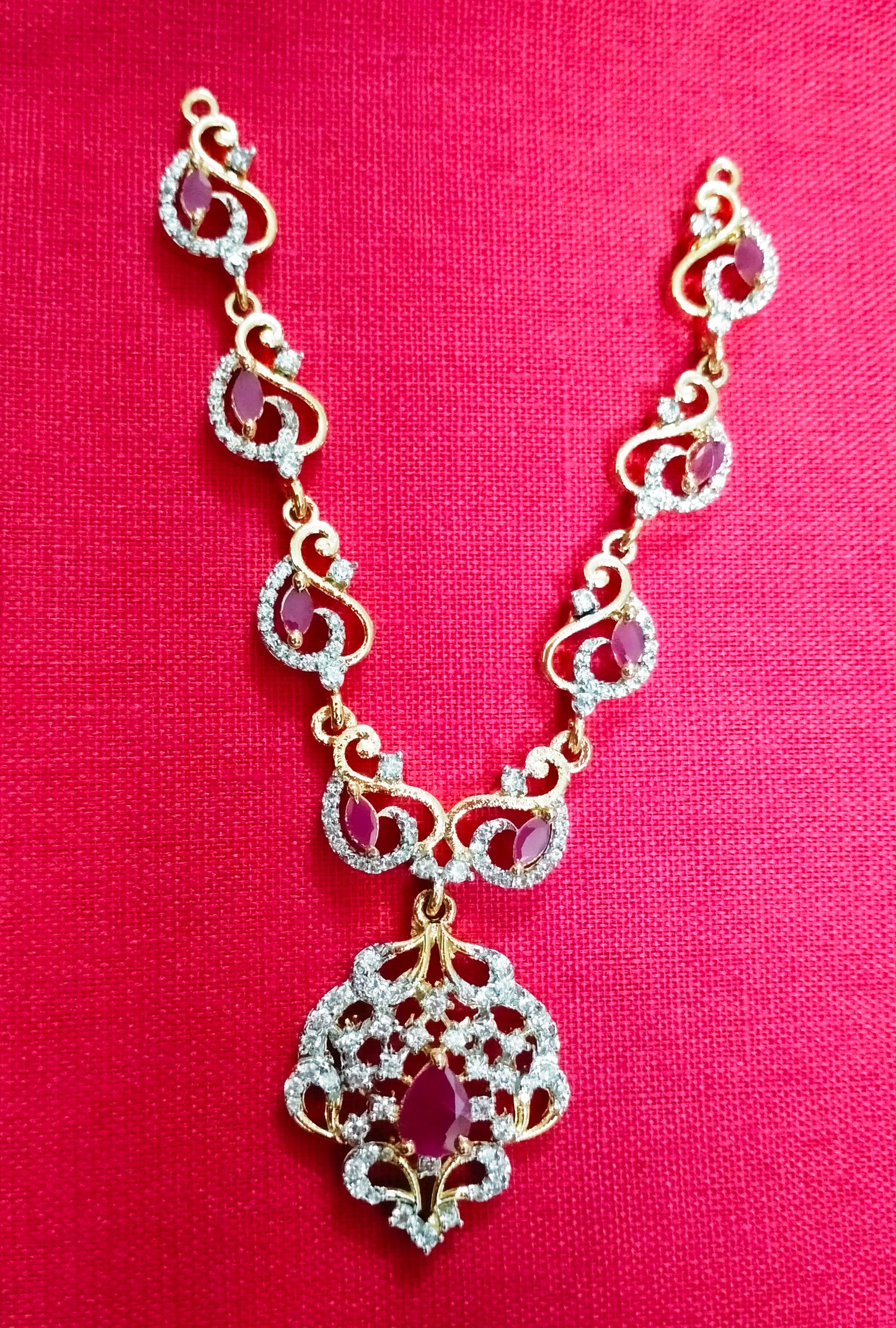 Flora Design Artificial Stone Mala – Deity Necklace