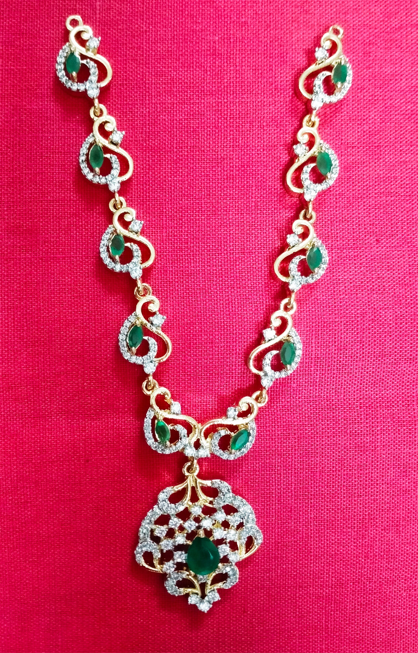 Flora Design Artificial Stone Mala – Deity Necklace