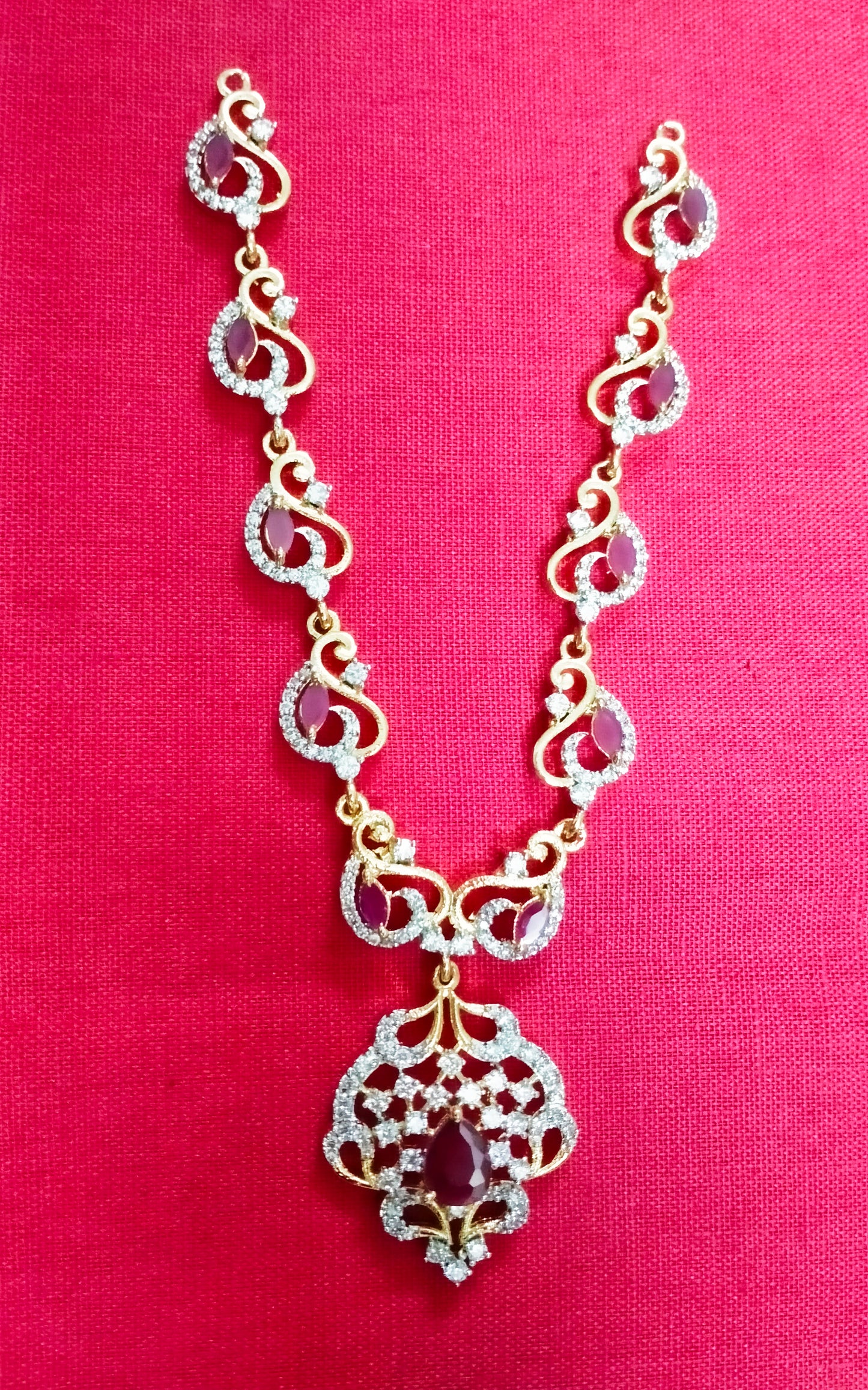 Flora Design Artificial Stone Mala – Deity Necklace