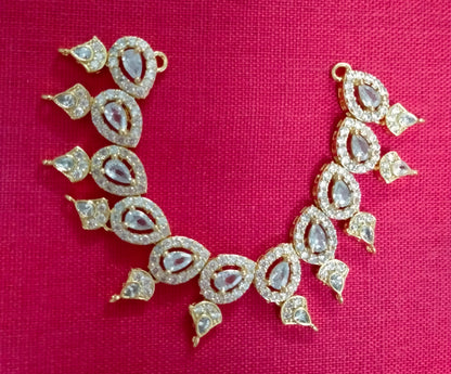 Indian choker necklace/ mala artificial stone