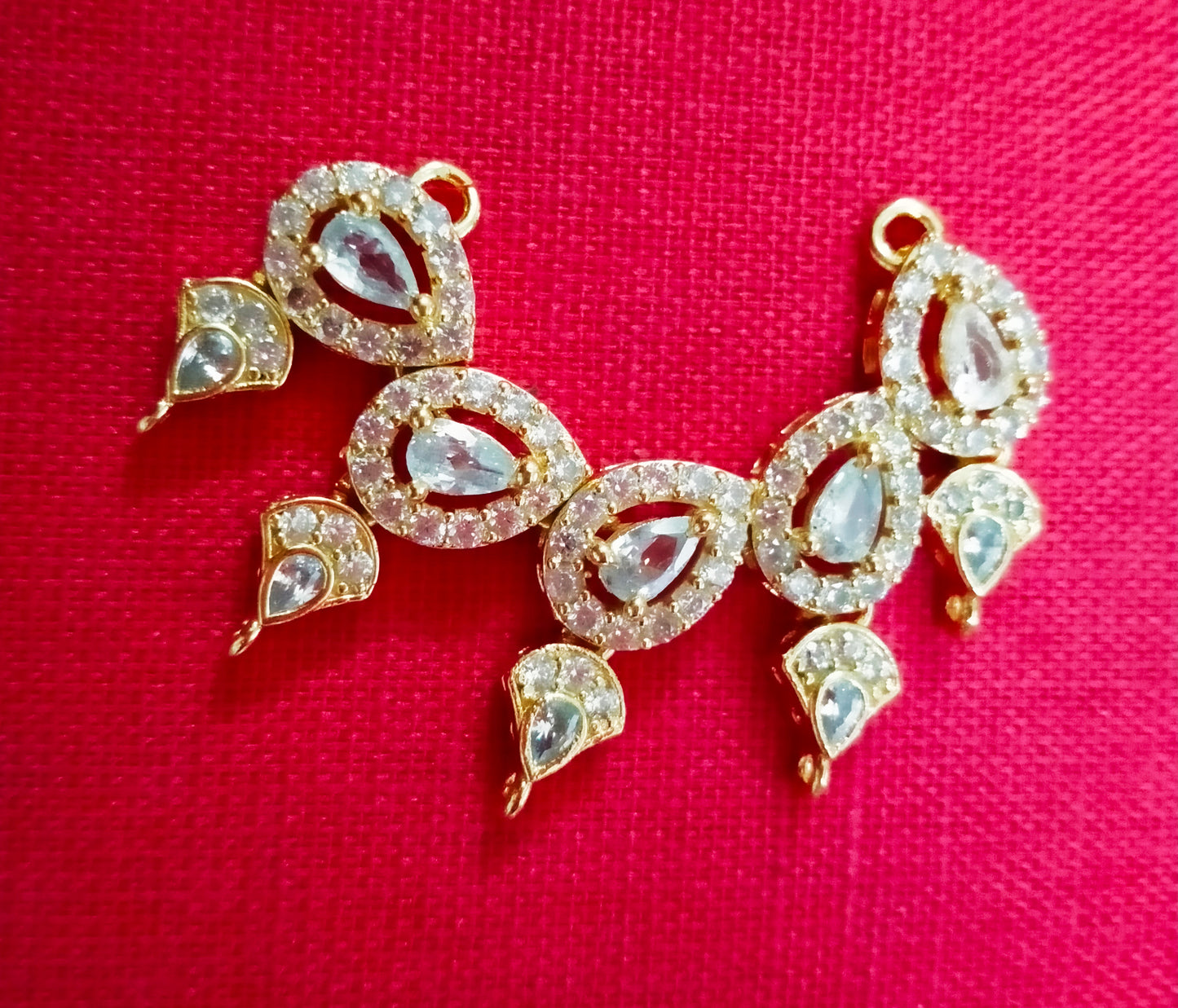 Indian Choker Necklace Artificial Stone – Deity Jewelry
