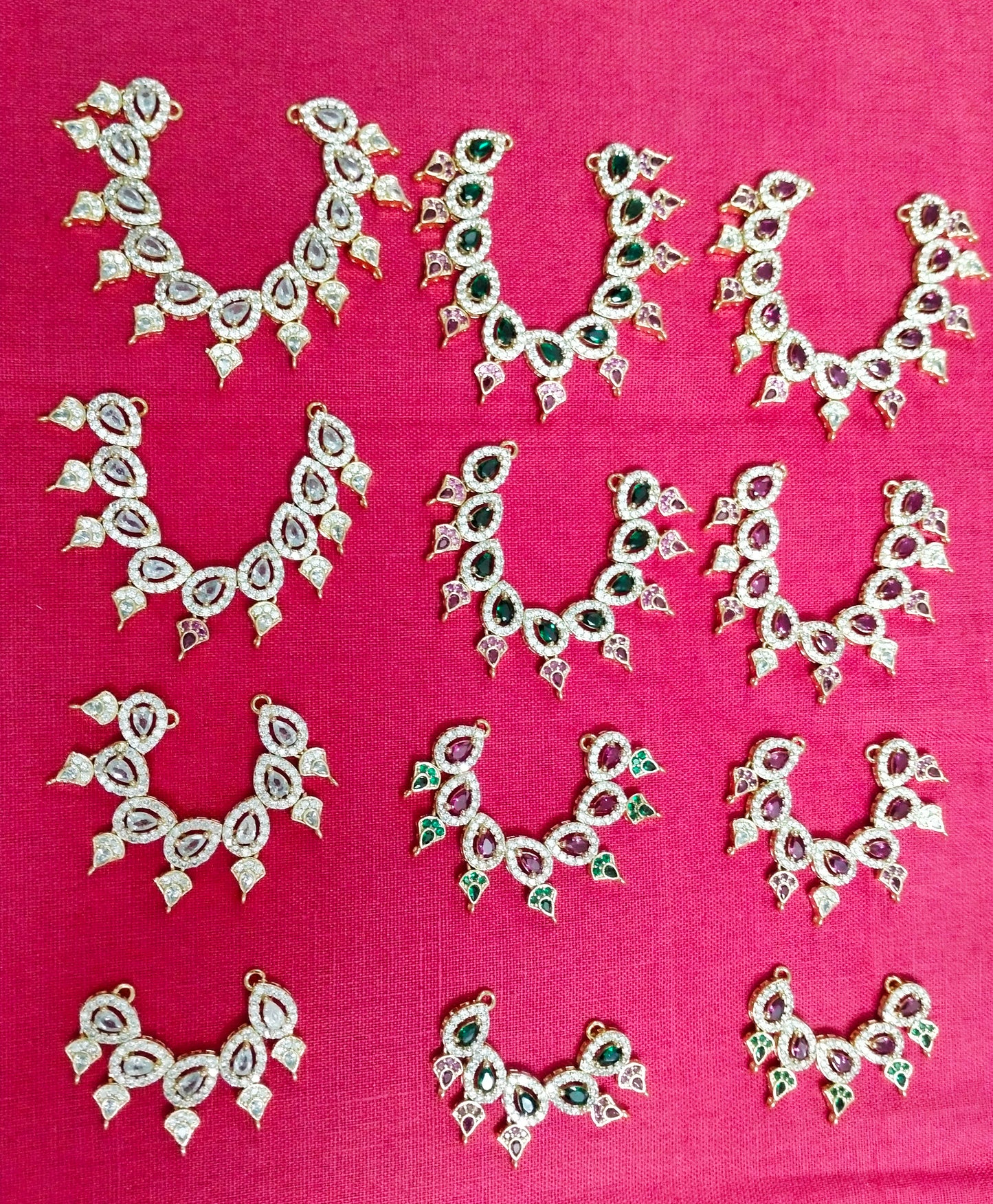 Indian Choker Necklace Artificial Stone – Deity Jewelry